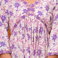 Floral Printed Empire V-Neck Pure Cotton A-Line Kurta With Trousers & Dupatta