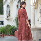 Women Floral Printed Cotton Kurta with Trousers & Dupatta